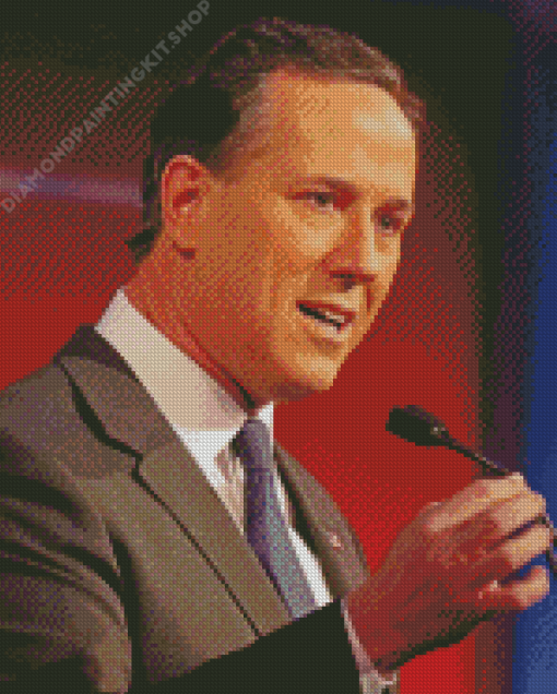 Rick Santorum Politician Diamond Painting