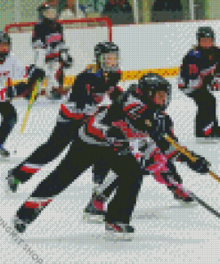 Ringette Players Diamond Painting