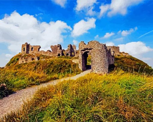 Rock Of Dunamase Ireland Diamond Painting