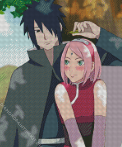 Sasuke X Sakura Diamond Painting