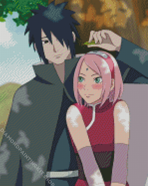 Sasuke X Sakura Diamond Painting