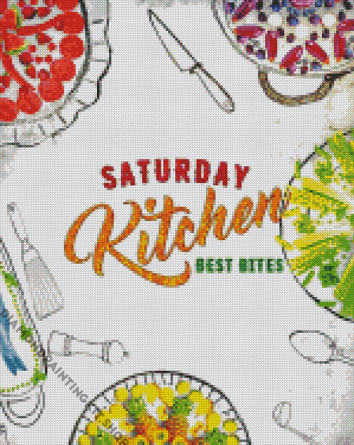 Saturday Kitchen Poster Art Diamond Painting