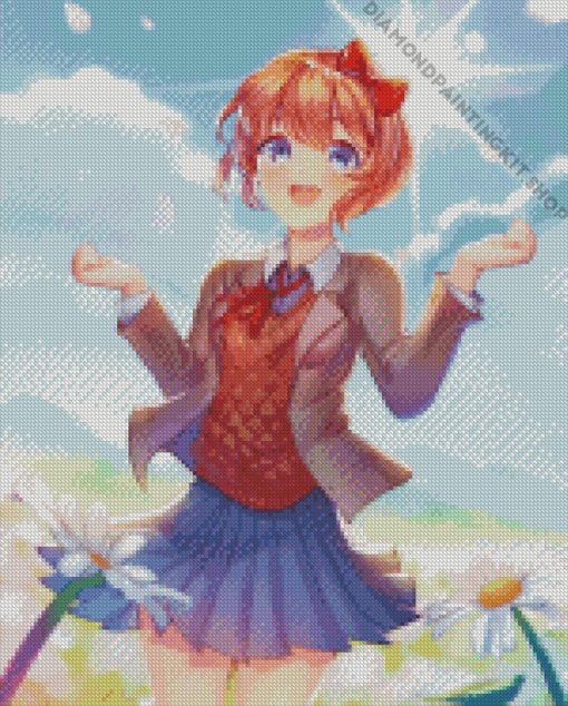 Sayori Doki Doki Diamond Painting