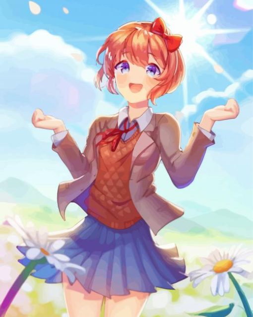 Sayori Doki Doki Diamond Painting