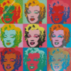 Shot Marilyn Monroe Warhol Diamond Painting