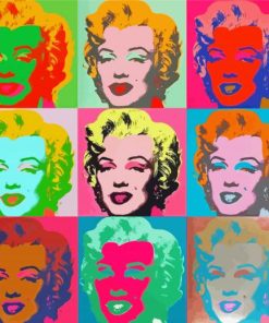 Shot Marilyn Monroe Warhol Diamond Painting