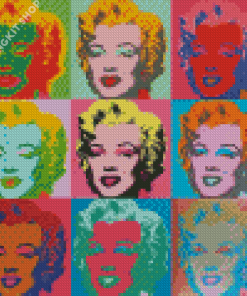 Shot Marilyn Monroe Warhol Diamond Painting