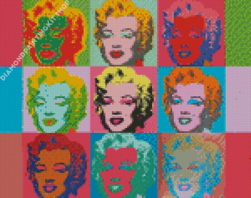 Shot Marilyn Monroe Warhol Diamond Painting