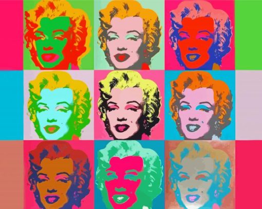 Shot Marilyn Monroe Warhol Diamond Painting