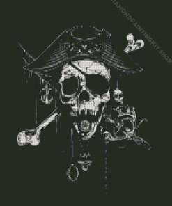 Skull Pirate Diamond Painting