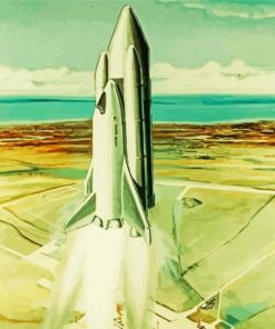 Space Nasa Rocket Ship Diamond Painting