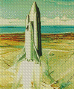 Space Nasa Rocket Ship Diamond Painting