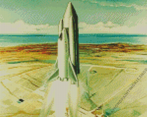 Space Nasa Rocket Ship Diamond Painting