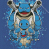 Squirtle Evolution Pokemon Diamond Painting