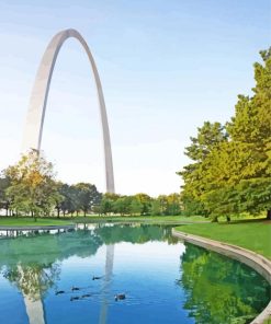 St Louis Arch Park Diamond Painting