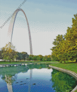 St Louis Arch Park Diamond Painting