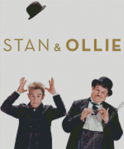 Stan And Ollie Poster Diamond Painting