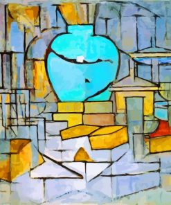 Still Life With Gingerpot 2 Mondrian Diamond Painting