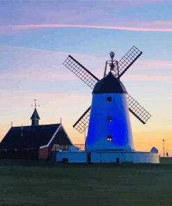 Sunset At Lytham England Diamond Painting