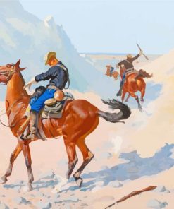 The Advance Guard By Frederic Remington Diamond Painting