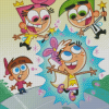 The Fairly OddParents Characters Diamond Painting