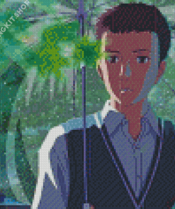 The Garden Of Words Anime Character Diamond Painting