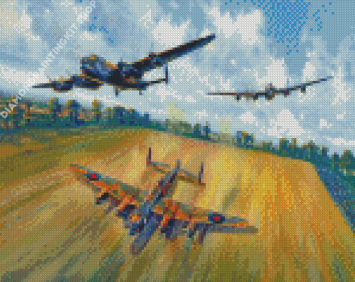 The Lancasters Aircraft Diamond Painting