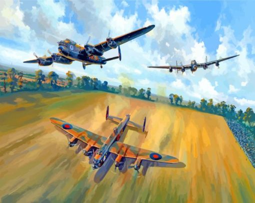 The Lancasters Aircraft Diamond Painting