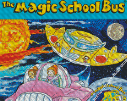 The Magic School Bus Animation Diamond Painting