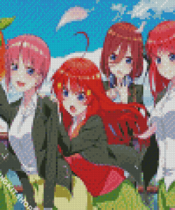 The Quintessential Quintuplets Anime Diamond Painting