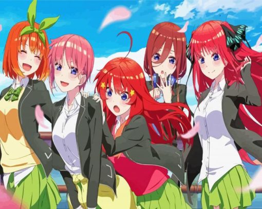 The Quintessential Quintuplets Anime Diamond Painting