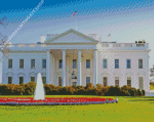 The White House Building Diamond Painting