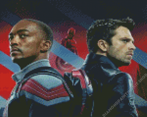 The Falcon And Winter Soldier Diamond Painting