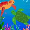 Turtle Scenery Diamond Painting