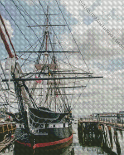 USS Constitution Diamond Painting