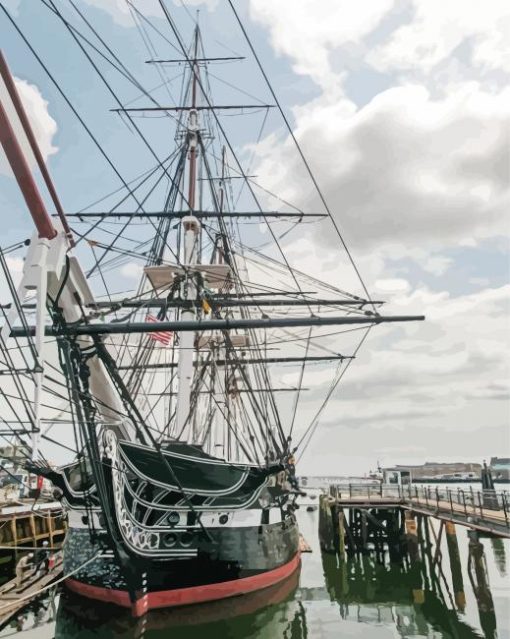 USS Constitution Diamond Painting