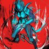 Valkyr Warframe Character Diamond Painting