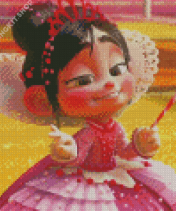 Vanellope From Wreck It Ralph Diamond Painting