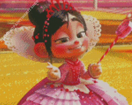 Vanellope From Wreck It Ralph Diamond Painting