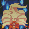 Vulpix And Ninetales Characters Diamond Painting