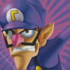 Waluigi Mario Character Diamond Painting