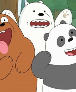 We Bare Bears Diamond Painting