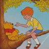 Winnie The Bear And Christopher Robin Diamond Painting