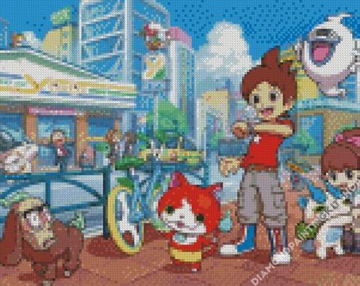 Yo Kai Watch Diamond Painting