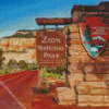 Zion National Park Landscape Diamond Painting