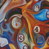 Abstract Numbers Diamond Painting