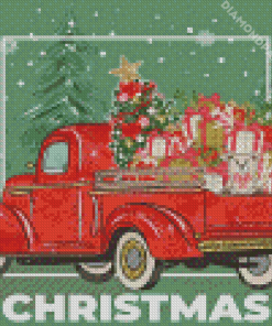 Aesthetic Christmas Retro Diamond Painting