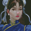 Aesthetic Chun Li Warrior Diamond Painting