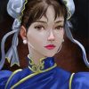 Aesthetic Chun Li Warrior Diamond Painting