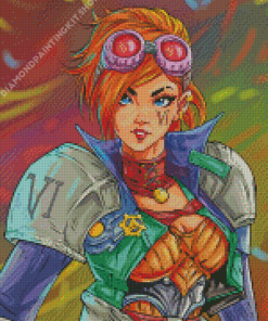 Aesthetic Female Pilot Diamond Painting